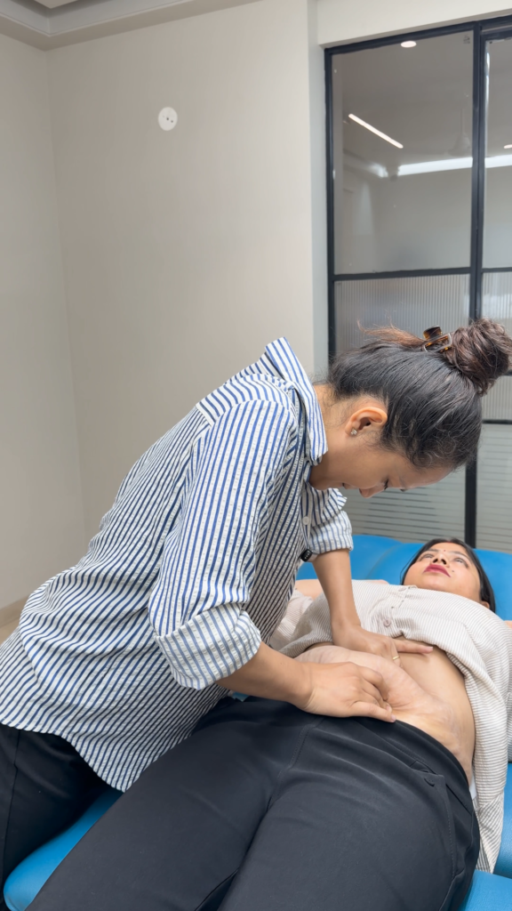 Navel Displacement