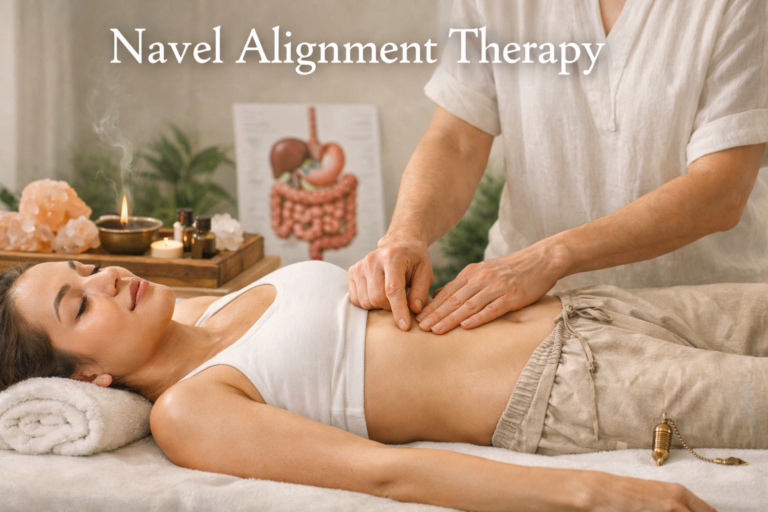 Navel alignment therapy