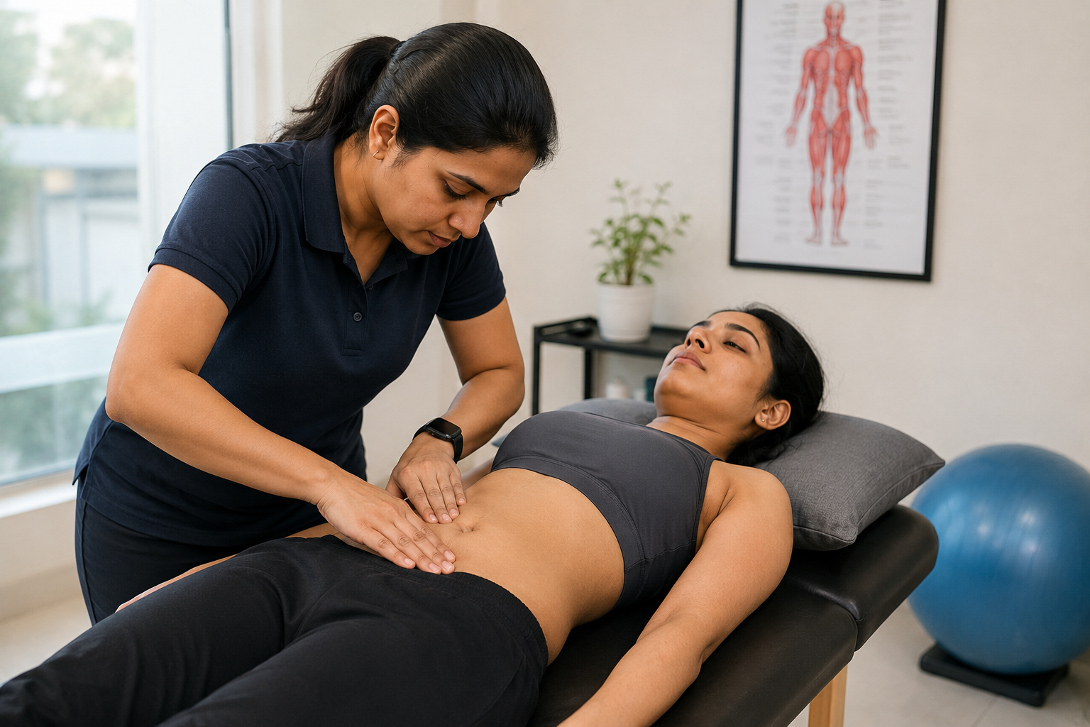 Navel Displacement Modern Rehabilitation Techniques
