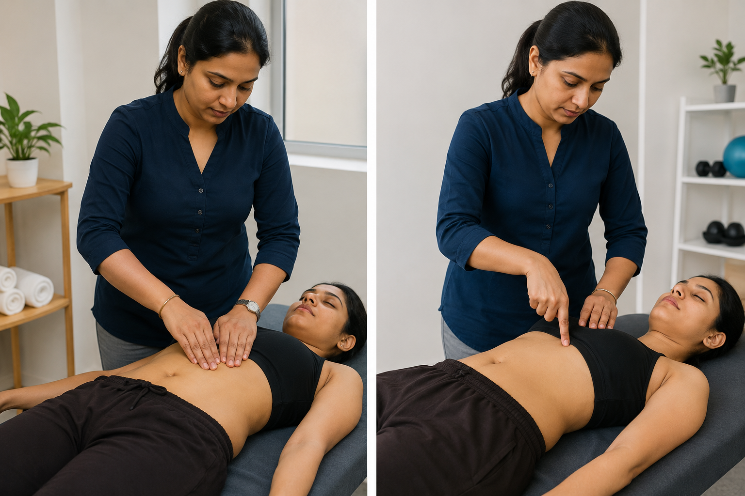 Navel Alignment vs Navel Displacement Therapy