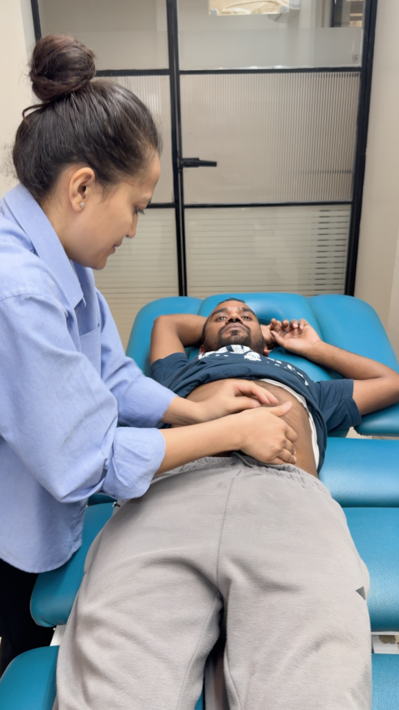 Navel Displacement