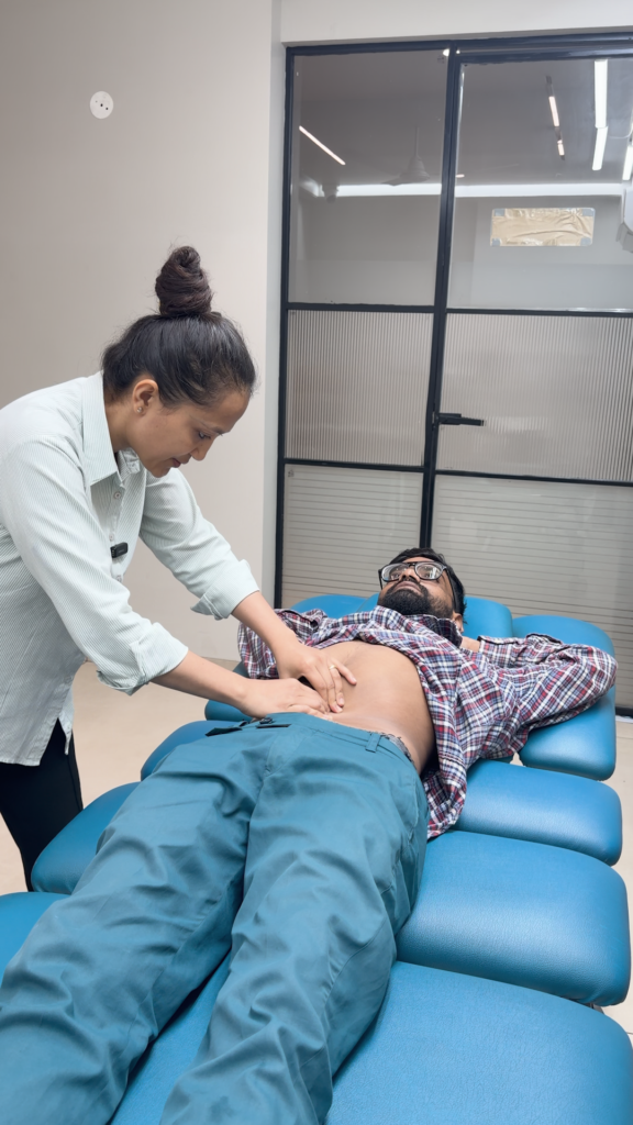 Navel Displacement
