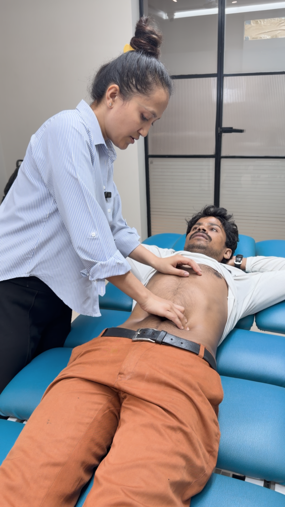 Navel Displacement